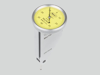 Szögtapintós mérőóra - MarTest 800 V; ± 0,4 mm/0,01 (Mahr)